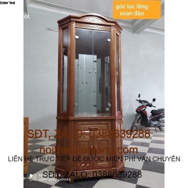 Kệ góc xoan đào lục lăng