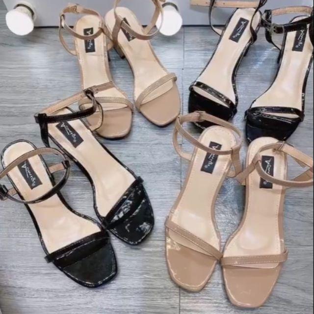 Sandal cao gót dây mảnh có video và ảnh thật