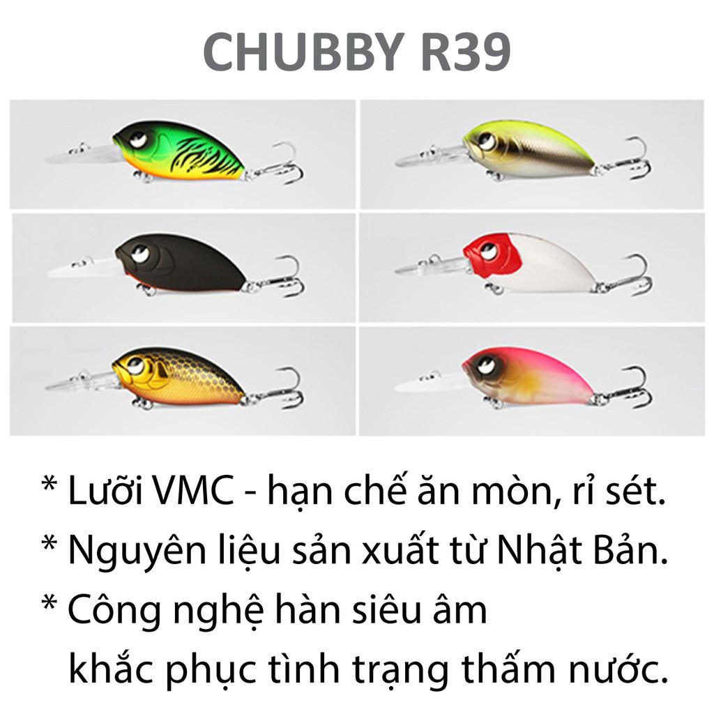 MỒI CHUBBY E39 {SIÊU RẺ} - MỒI CÂU LURE UL CHUYÊN CÁ TRÁP,CHẼM,LÓC ,MÚ HỒNG