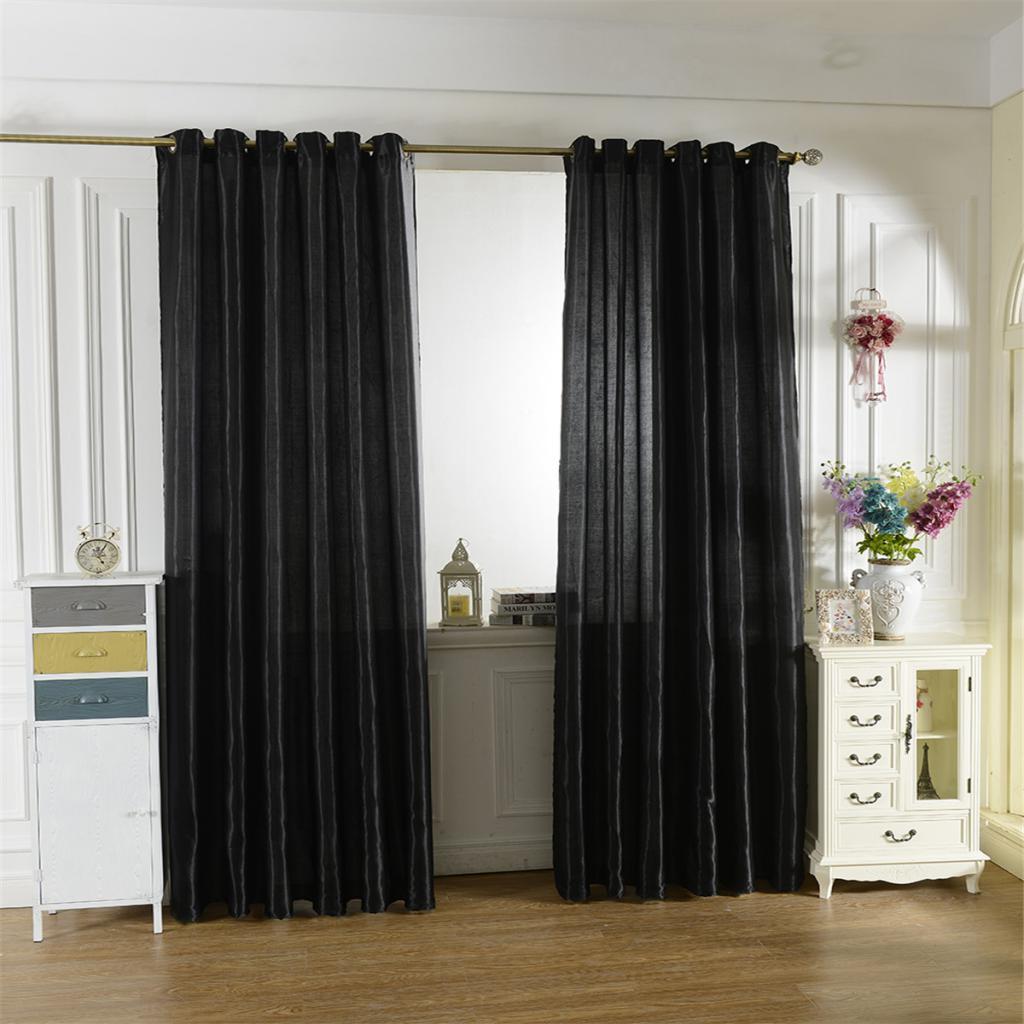 Rèm Cửa Sổ Bằng Vải Satin Mịn