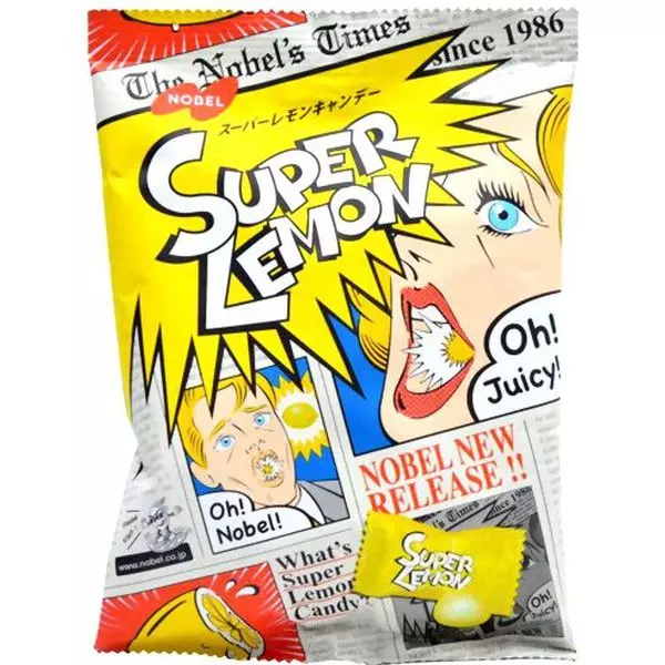 Kẹo siêu chua Super Nobel gói 90gr - Nhiều vị lựa chọn