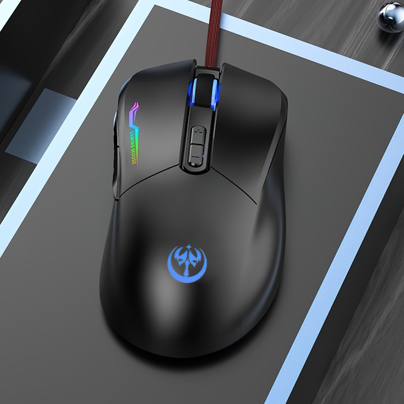 Chuột LED RGB 3200 DPI Gaming Mouse G90 Macro cho máy tính Laptop hàng nhập khẩu