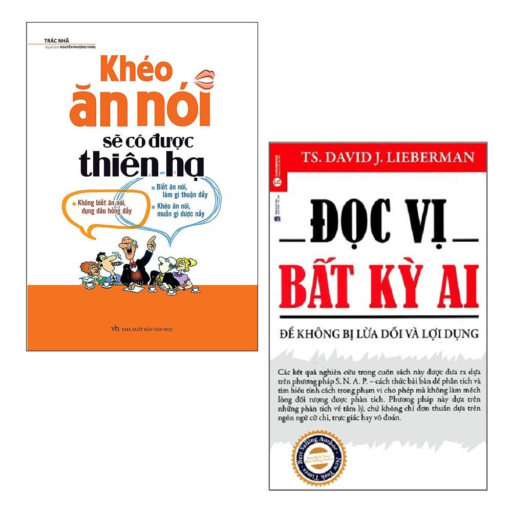 Sách - Combo Đọc Vị Bất Kỳ Ai + Khéo Ăn Nói Sẽ Có Được Thiên Hạ