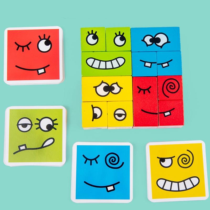 Đồ chơi Rubik thay đổi cảm xúc khuôn mặt