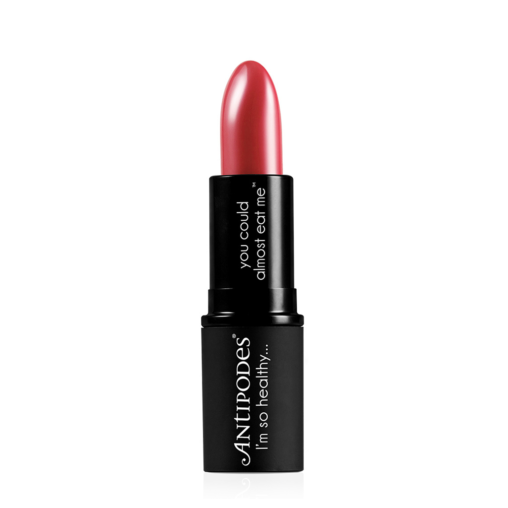 Son Môi Thiên Nhiên Màu #10 Đỏ Hồng Antipodes Lipstick Remarkably Red 125 4g