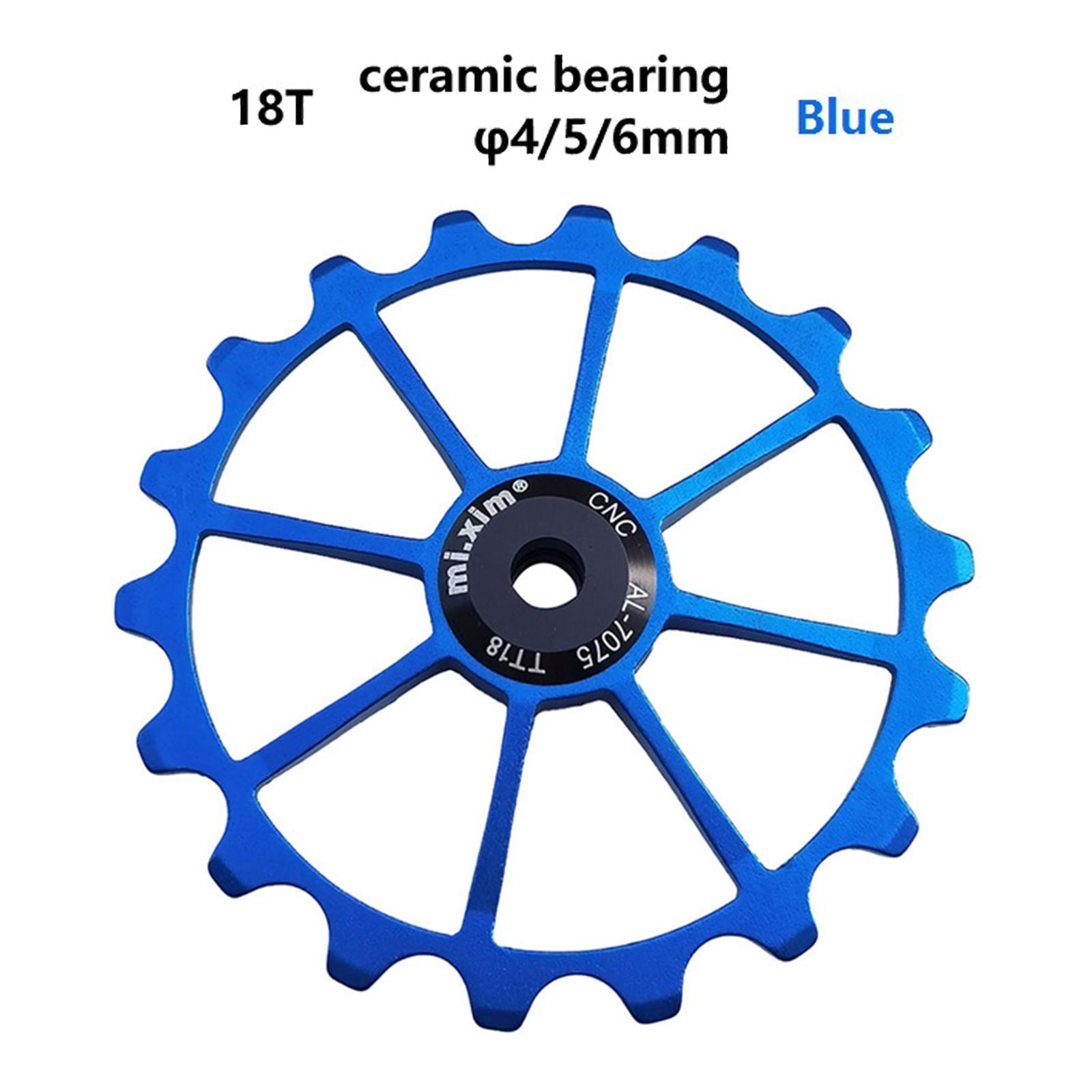 2x Rear Derailleur, Derailleurs, Jockey Roller Pulley,Ceramic Bearings, Road Bike Folding Derailleur Accessories