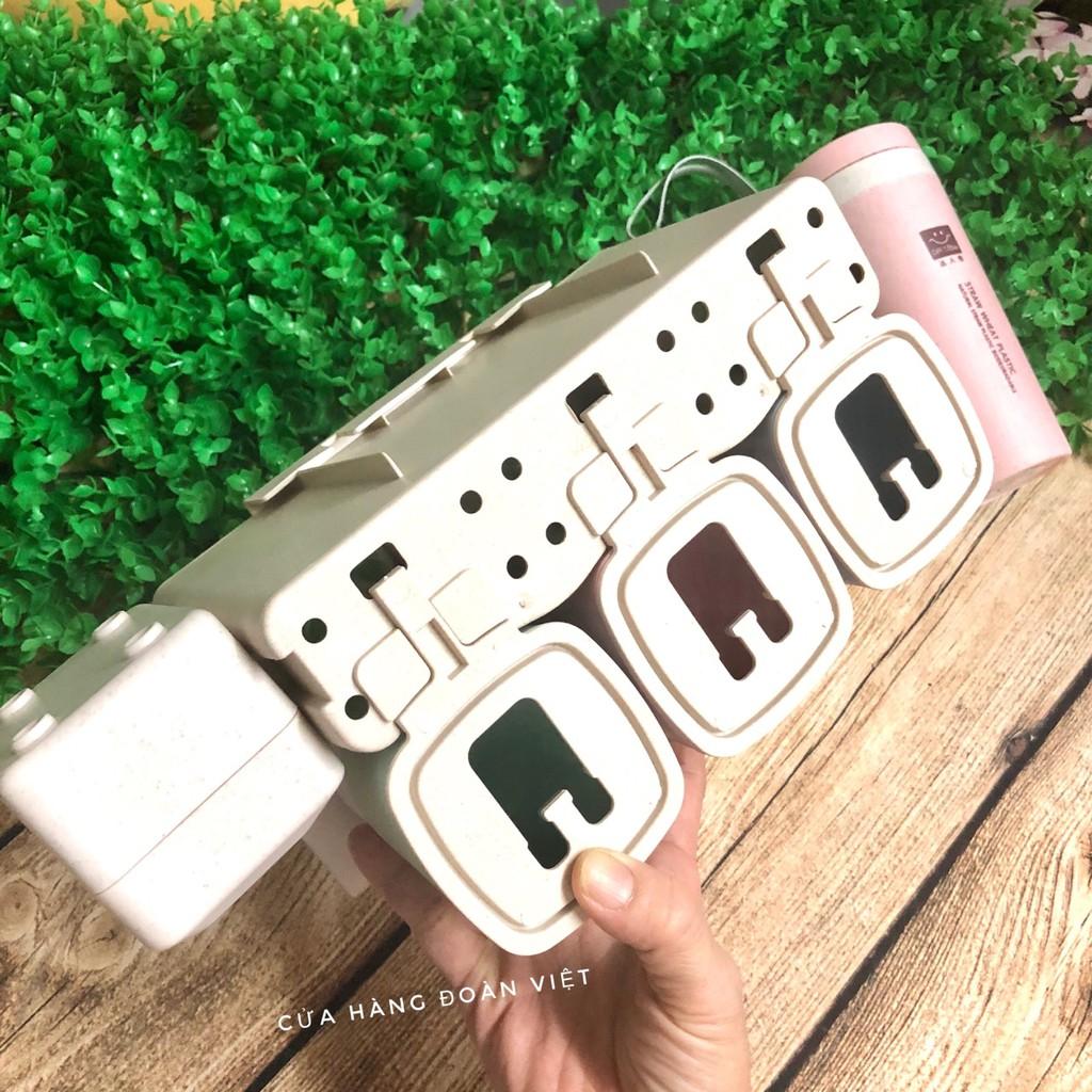 [MỚI] Dụng Cụ Để Kem Đánh Răng, Bàn Chải Nhựa Lúa Mạch C.Lượng + Tặng Kèm Bình Giữ Nhiệt. Chuyên phục vụ Sp Gia dụng, Kh