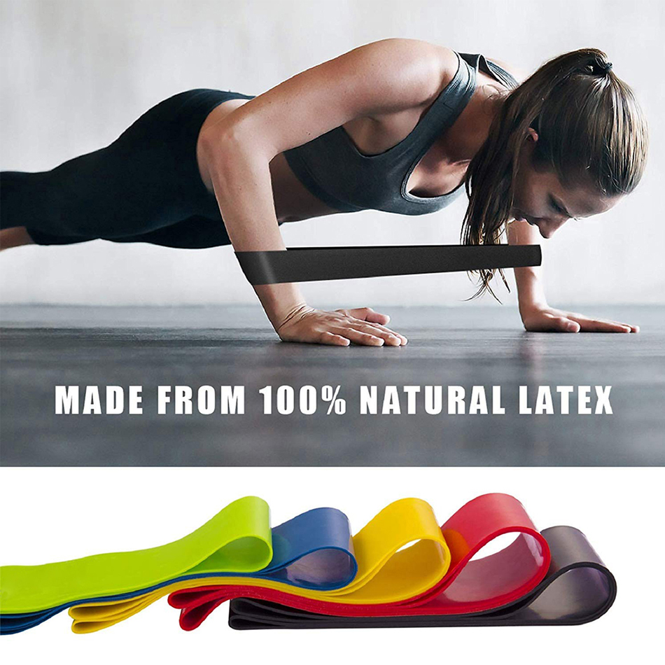 Bộ 5 Dây Kháng Lực Đàn Hồi Hỗ Trợ Tập Squat Hiệu Quả Tại Nhà