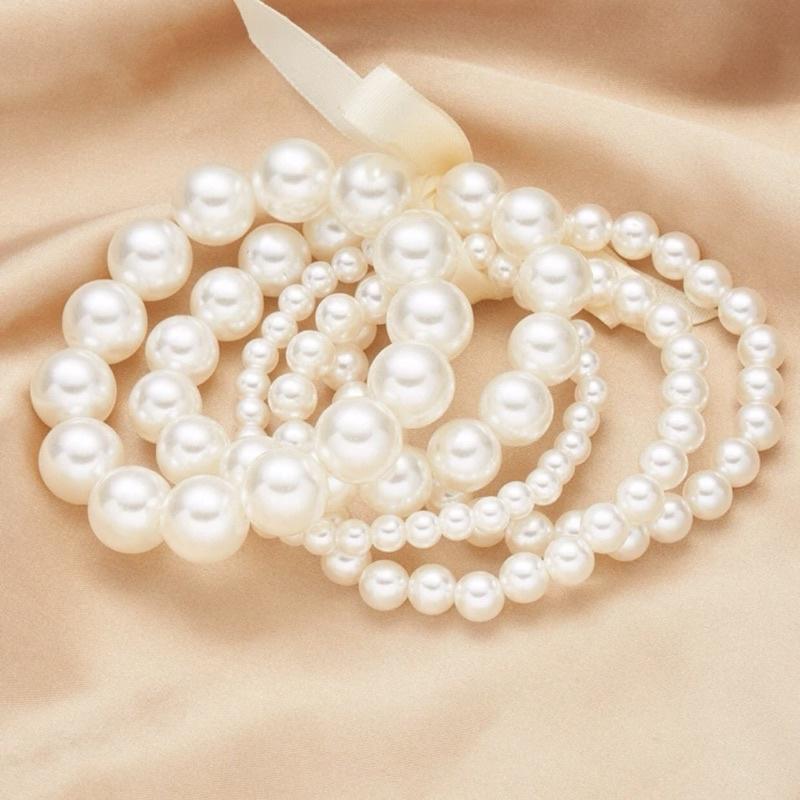 N69 bộ 5 Vòng tay hạt Ngọc Đài Loan sang trọng handmade