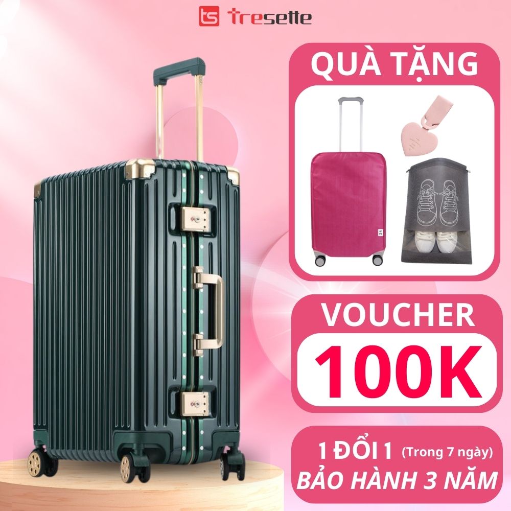 BFQ2ST500KTL: giảm 8% cho đơn từ 500K Vali khóa sập nhập khẩu Hàn Quốc Tresette 6136