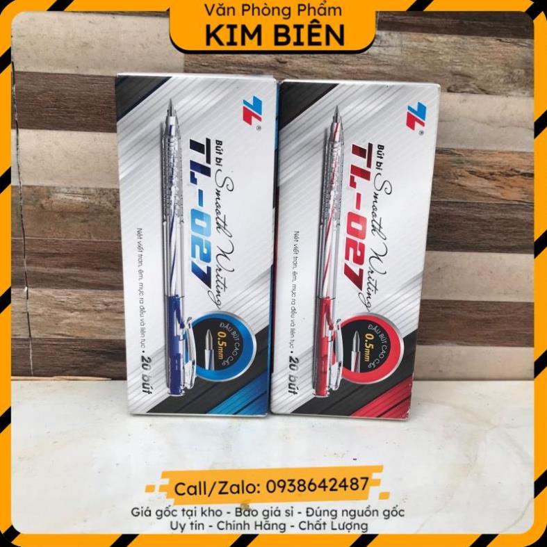 ️sỉ vpp,sẵn hàng️ Bút bi TL-027 hộp 20 bút hàng chuẩn - VPP Kim Biên