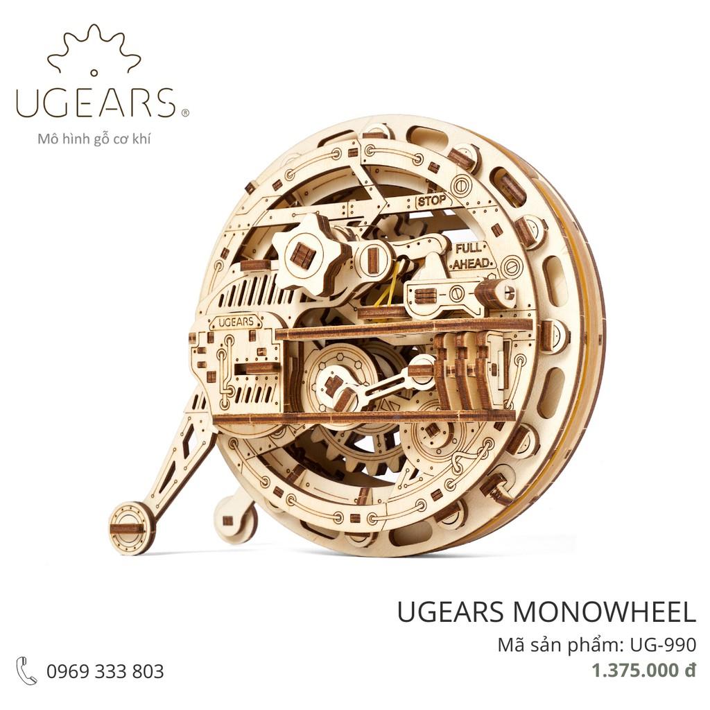 Mô Hình Gỗ Cơ Khí- UGEARS MONOWHEEL - Chính Hãng Ugears