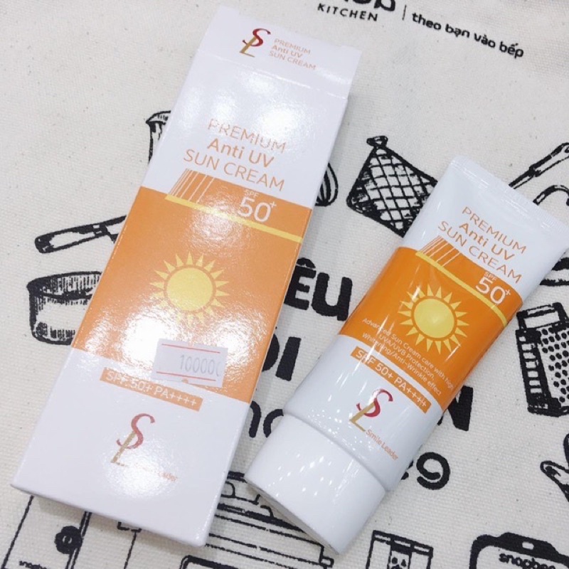 Kem Chống Nắng SL S mile Leader SPF50+ (60ml)-cam ( không tem phụ )