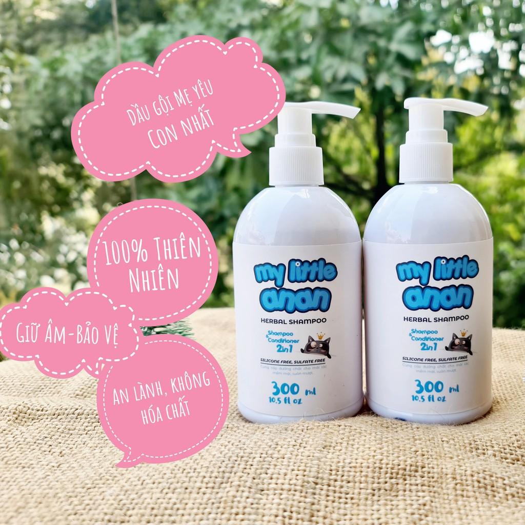 DẦU GỘI MY LITTLE ANAN HERBAL SHAMPOO - Không Silicone, Không Sulfate, An Toàn Cho Bé