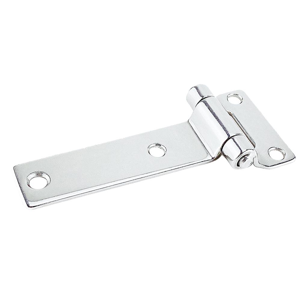 Heavy Duty T Hinge Stainless Steel Hardware for Trailer Truck 136 x 58 mm