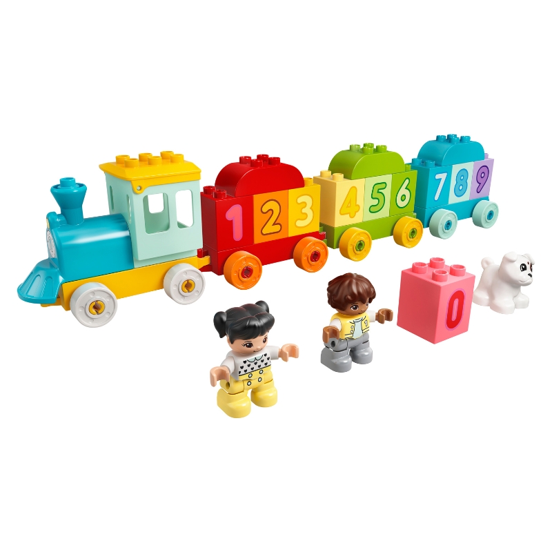 Đồ Chơi Lắp Ráp LEGO Duplo Tàu Lửa Học Đếm Số 10954  Cho Bé Trên 1 Tuổi
