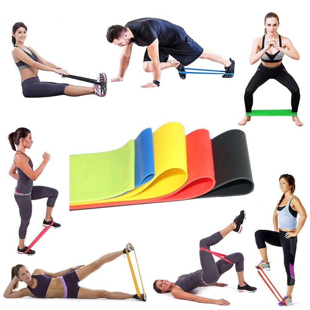 Bộ 5 Dây Đàn Hồi Kháng Lực Tập Gym Chính Hãng miDoctor