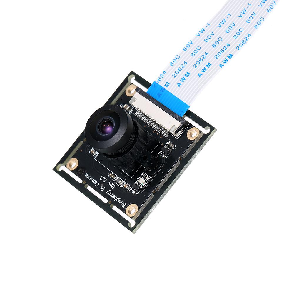 Máy ảnh mắt cá góc rộng 5M Pixel tương thích cho Raspberry Pi 3 Model B / B +