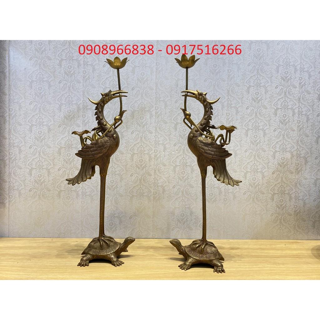 BỘ NGŨ SỰ HOA SÒI 50CM BẰNG ĐỒNG VÀNG LÀM MÀU HUN GIẢ CỔ NẶNG 22KG CHO BAN THỜ TỪ 1M2 ĐẾN 1M8