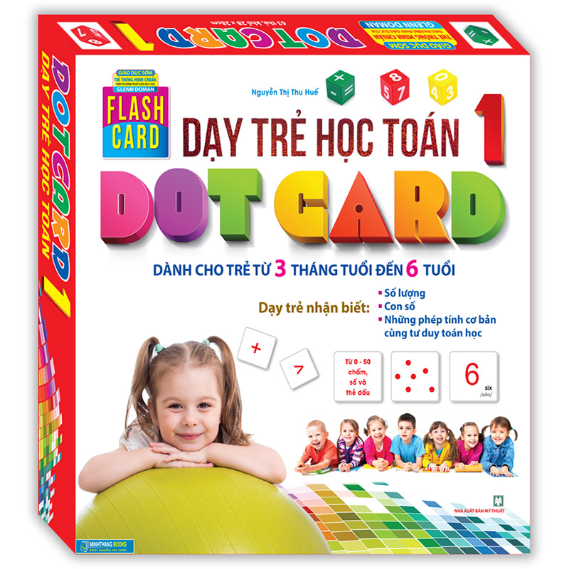 Flashcard - Dạy Trẻ Học Toán Dotcard Tập 1 (Hộp) (Tái Bản 2020)