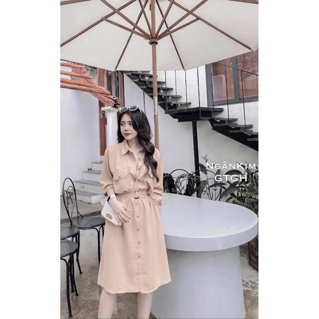 Váy bầu cao cấpthiết kế sang chảnh mặc đi làm đi chơi đều đượcFree size 43~68kg