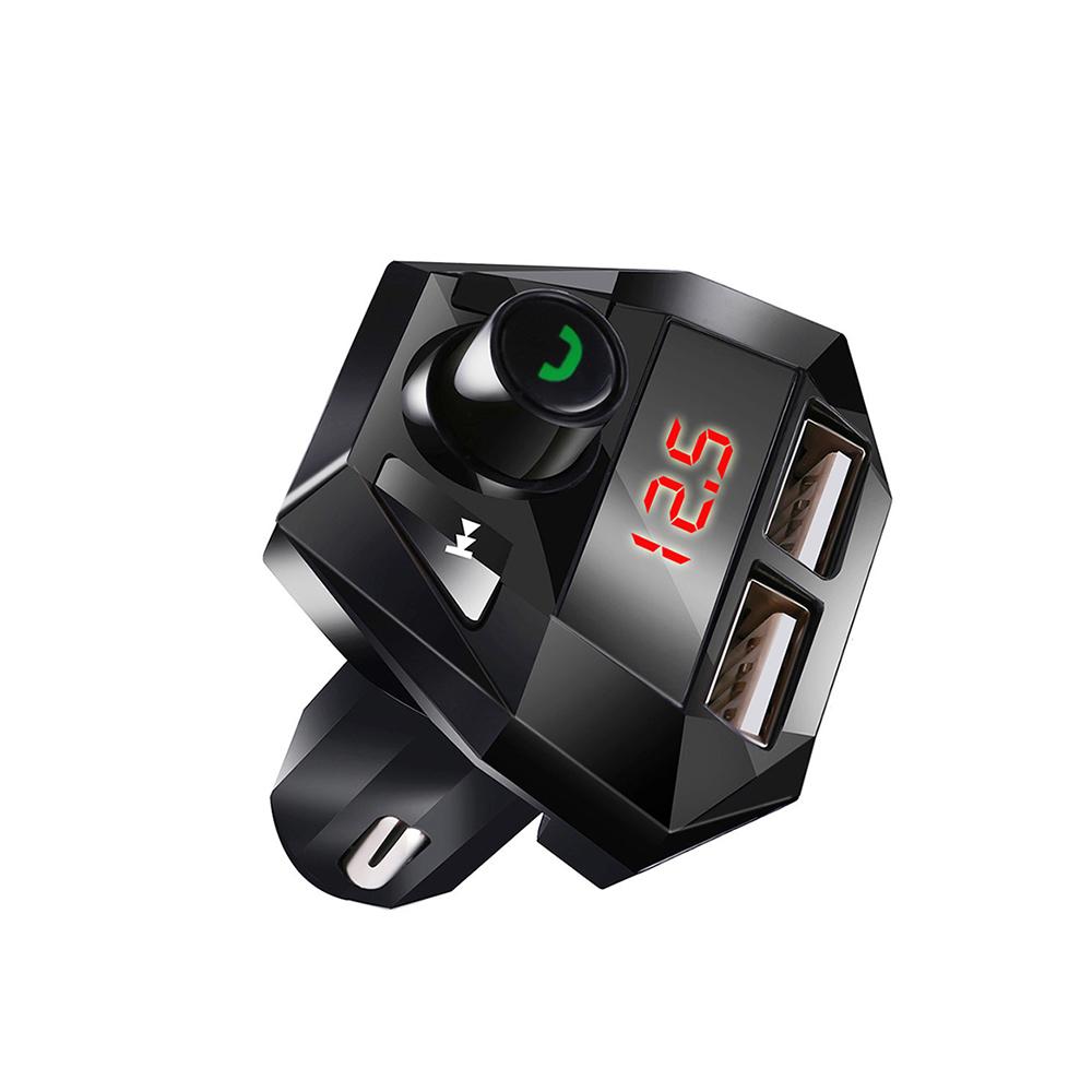 Bộ phát FM Bộ phát không dây tương thích Bluetooth Bluetooth Hands miễn phí Bộ sạc xe hơi USB 3.1A MP3 Music TF Card U Disk Aux Player