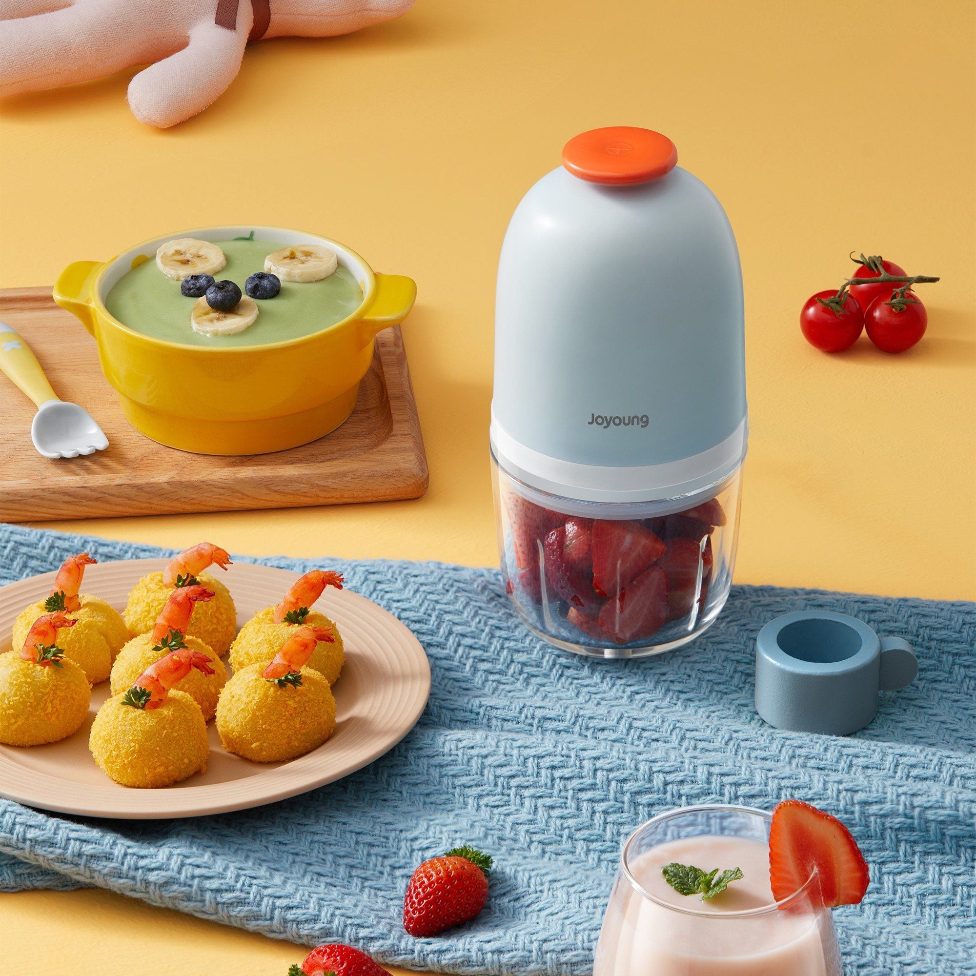 Máy xay ăn dặm cho bé Joyoung JBFC-166 Hàng Chính Hãng