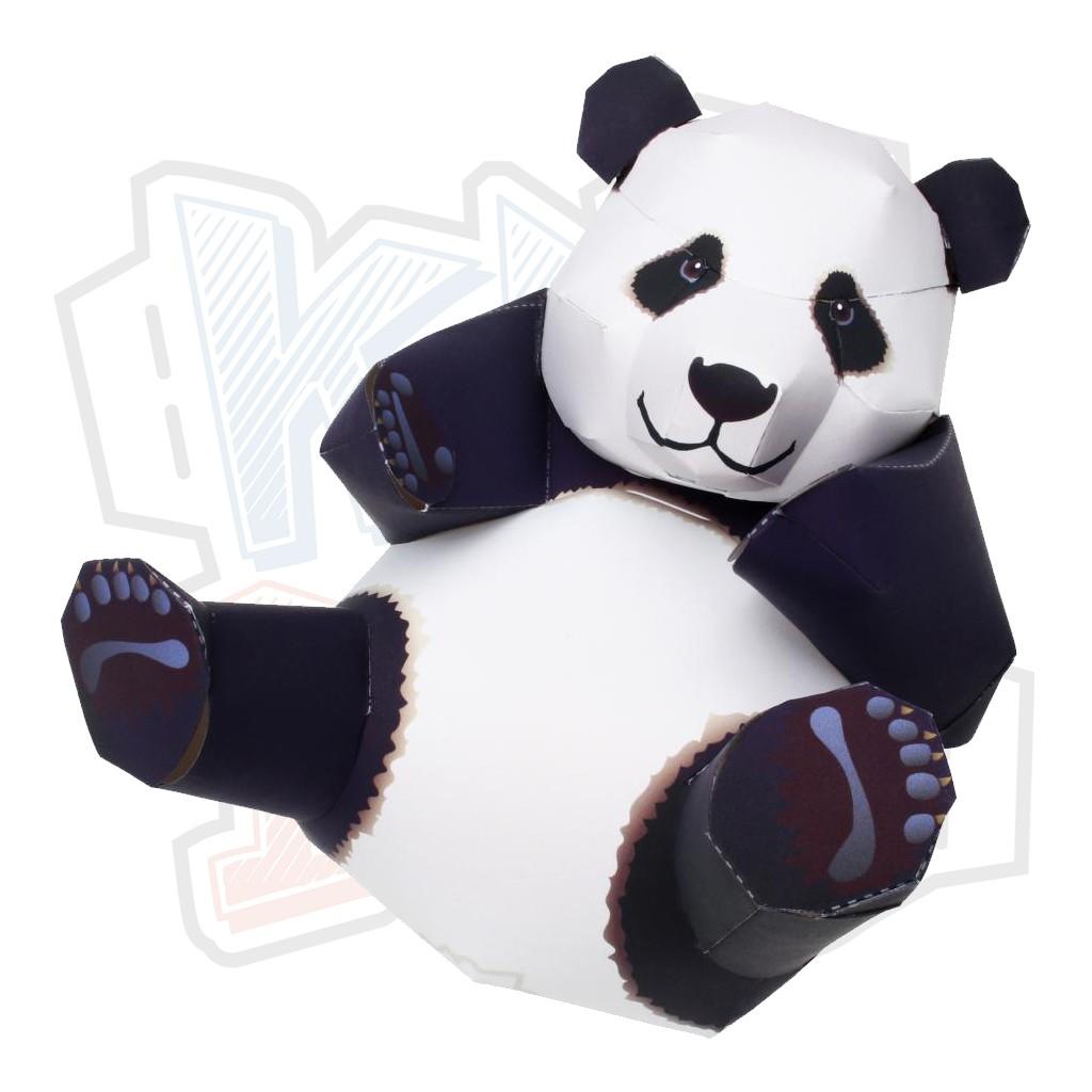 Mô hình giấy động vật gấu trúc Giant Panda ver 2