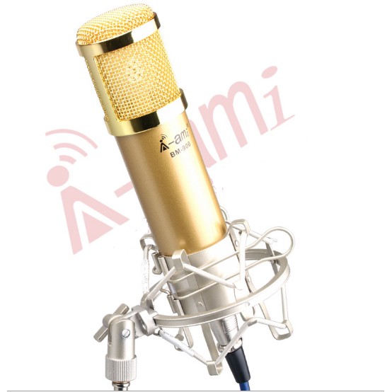 Trọn bộ hát karaoke live stream thu âm HF 5000PRO Auto tune và micro Ami BM900 đầy đủ phụ kiện Hàng chính hãng