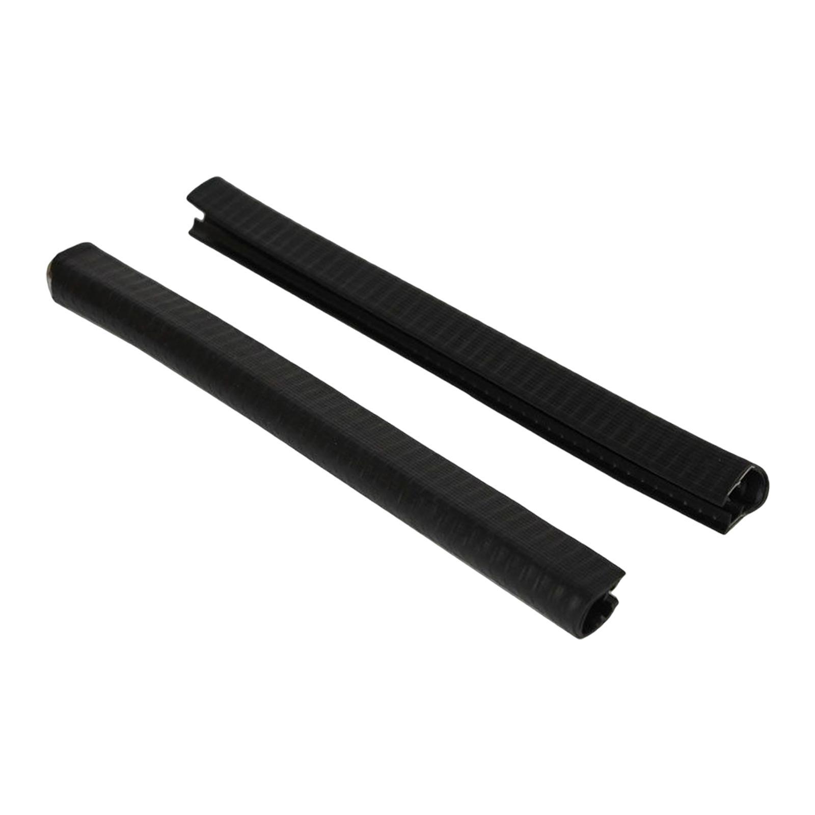 2 Pieces Skateboard Rubber Strip Durable Protector Shock Absorbing Crash Strip Easy to Install Fashion for Longboard Beginners Kids Youth