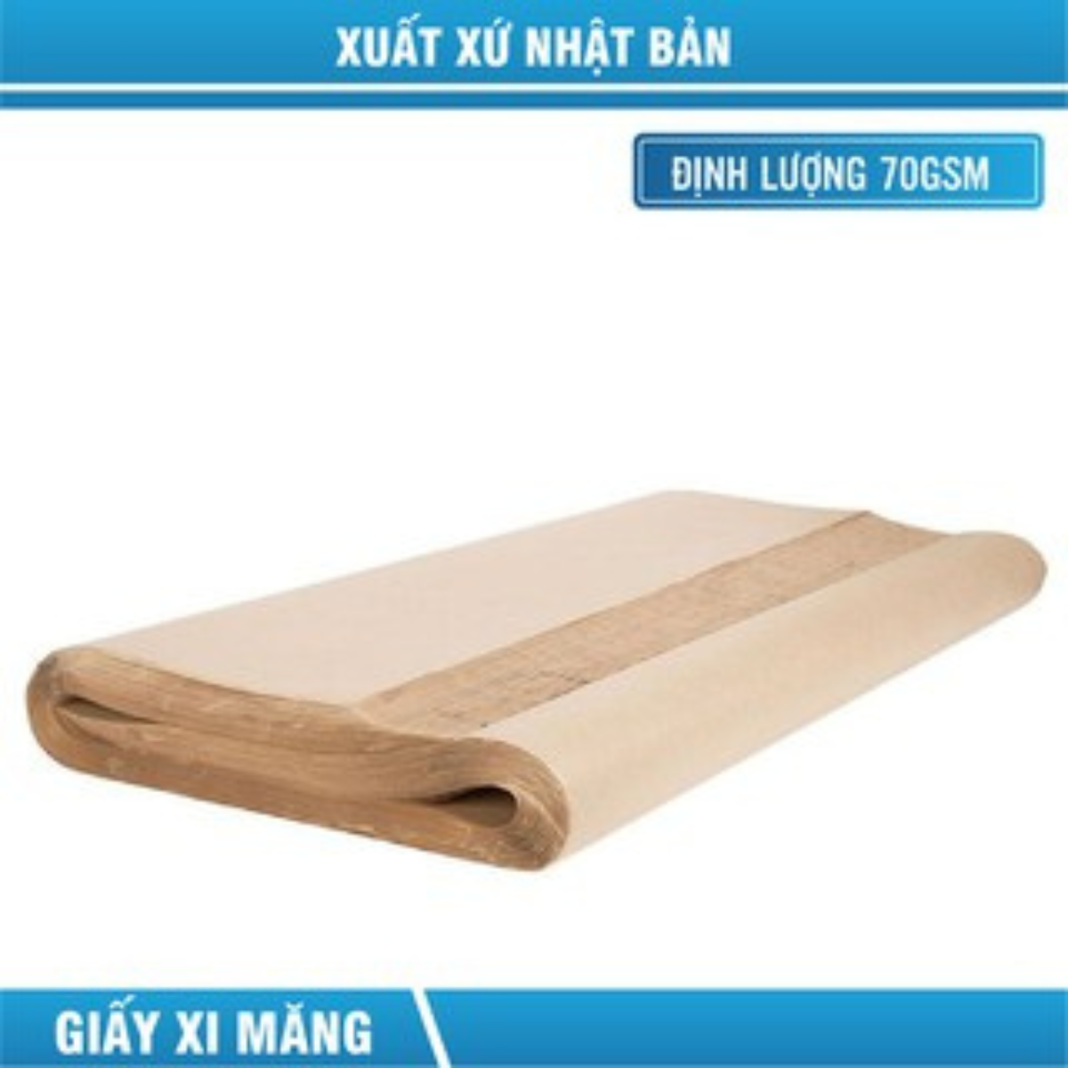 Giấy xi măng 50 tấm giấy Kraft gói hàng kích thước 72 x 102 cm