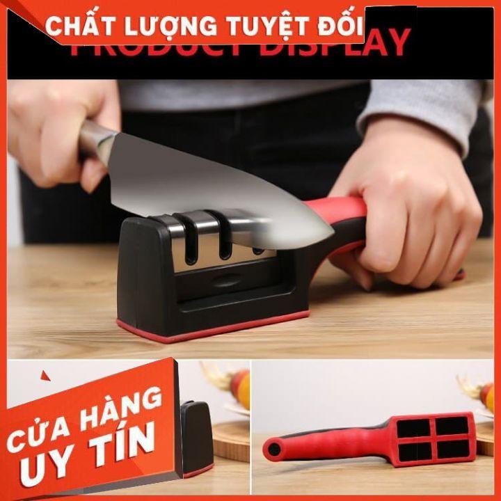 Dụng cụ mài dao kéo 3 cấp độ cầm tay Living C , mài dao nhanh bén siêu tiện lợi