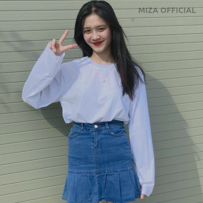 Áo phông tay dài sweater unisex nam nữ thun form rộng teen cổ tròn oversize cotton giá rẻ basic đen trắng freesize TRƠN