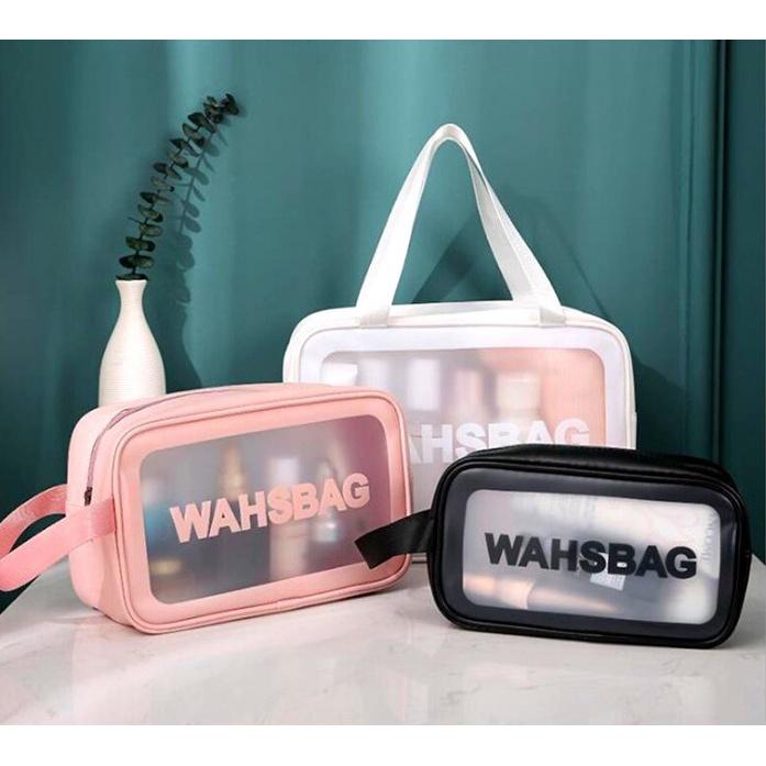 Túi Đựng Mỹ Phẩm / Đồ Trang Điểm Du Lịch Chống Thấm Nước Washbag Trong Suốt Moc68shop