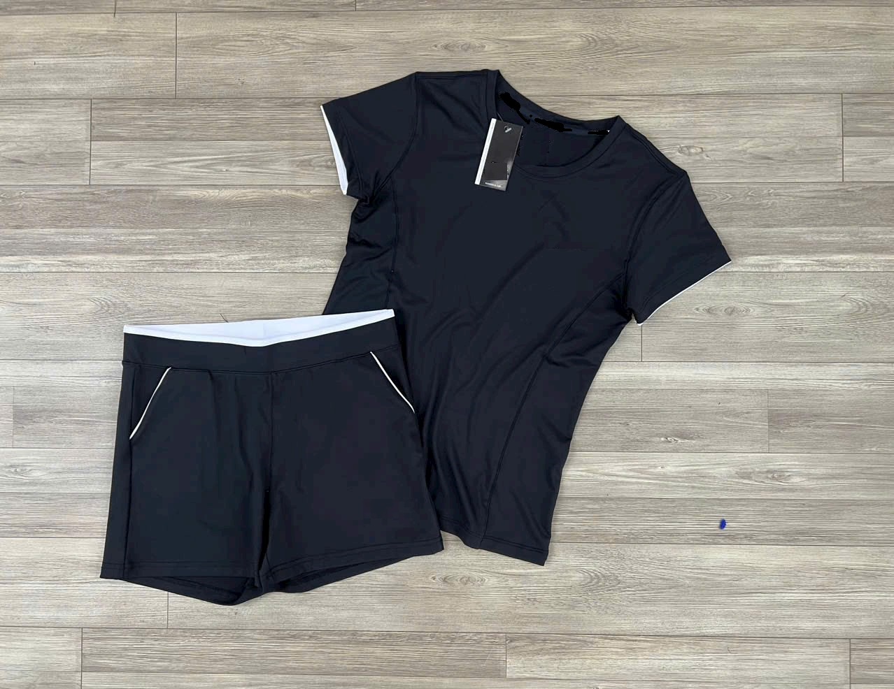 Bộ Đồ Thun Thể Thao Chạy Bộ Chơi Cầu Lông Tennis