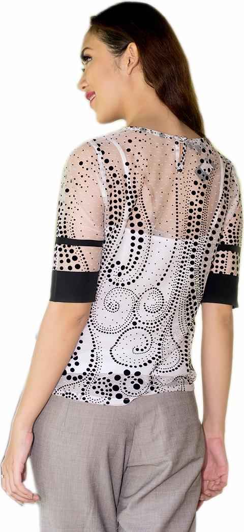 Áo Lưới Ép Nhung Nổi