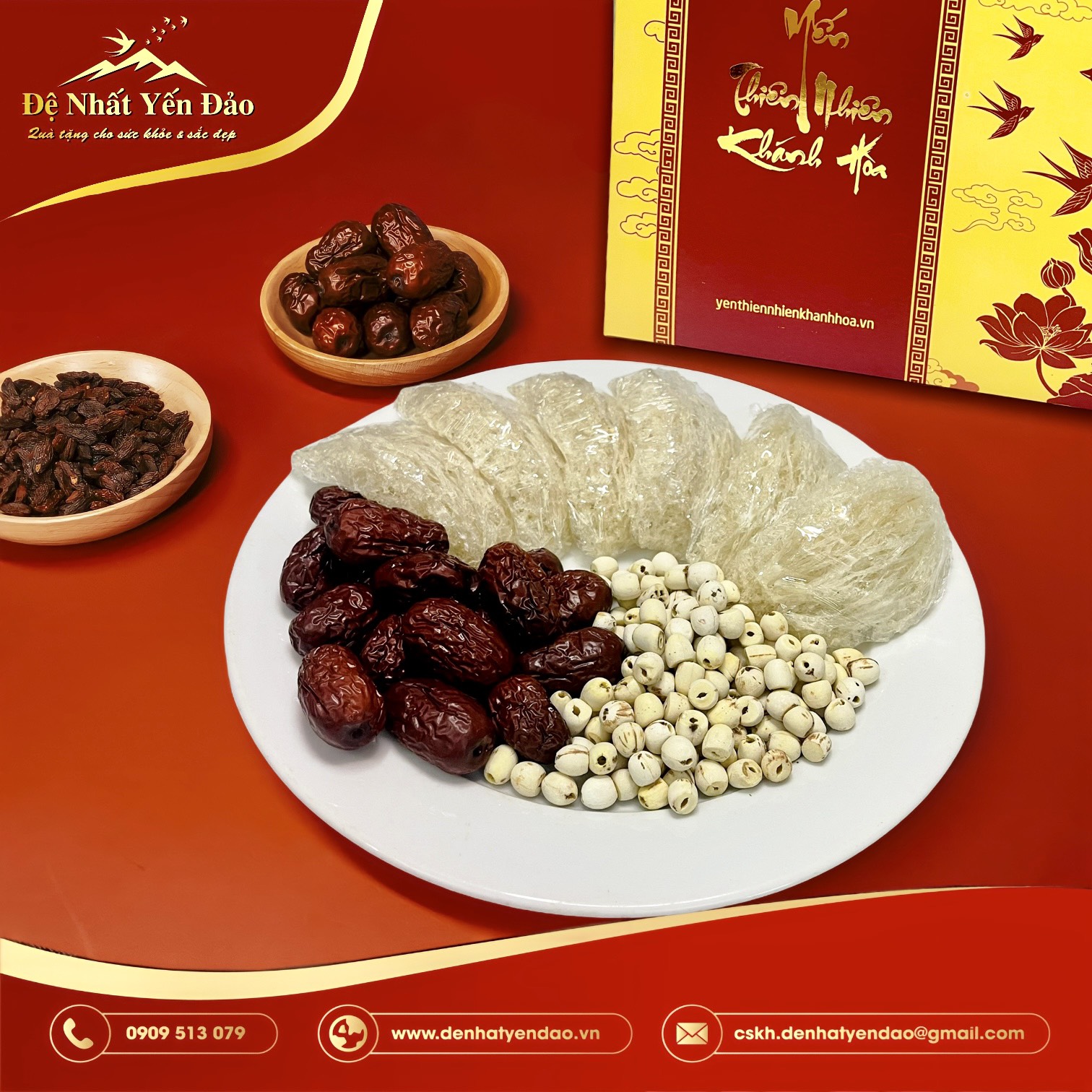 Yến Khánh Hòa - Đệ Nhất Yến Đảo - Yến Sợi Ngắn - Bồi bổ sức khỏe - Tăng sức đề kháng - Dưỡng nhan bổ khí - Phục hồi sức khỏe sau sinh