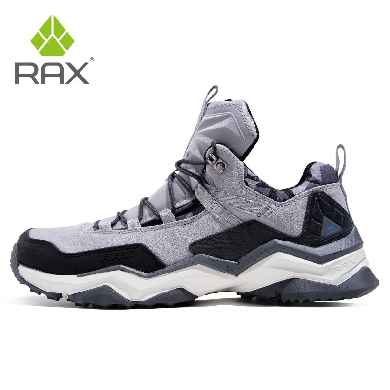 Rax Giày Đi Bộ Đường Dài Mới Nam Giày Đi Bộ Đường Dài Chống Nước Giày Đi Bộ Đường Dài Câu Cá Giày Chống Mài Mòn Woodland Xuyên Quốc Gia Giày Color: black Shoe Size: 44