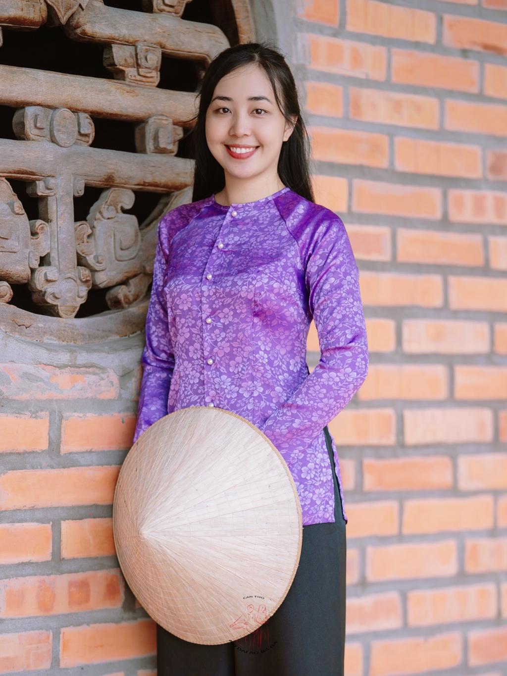 Bộ áo bà ba gấm Tím- Có bộ bà ba Bigsize- may sỉ bà ba toàn quốc - May bộ bà ba theo yêu cầu - Bộ gấm tím tốt