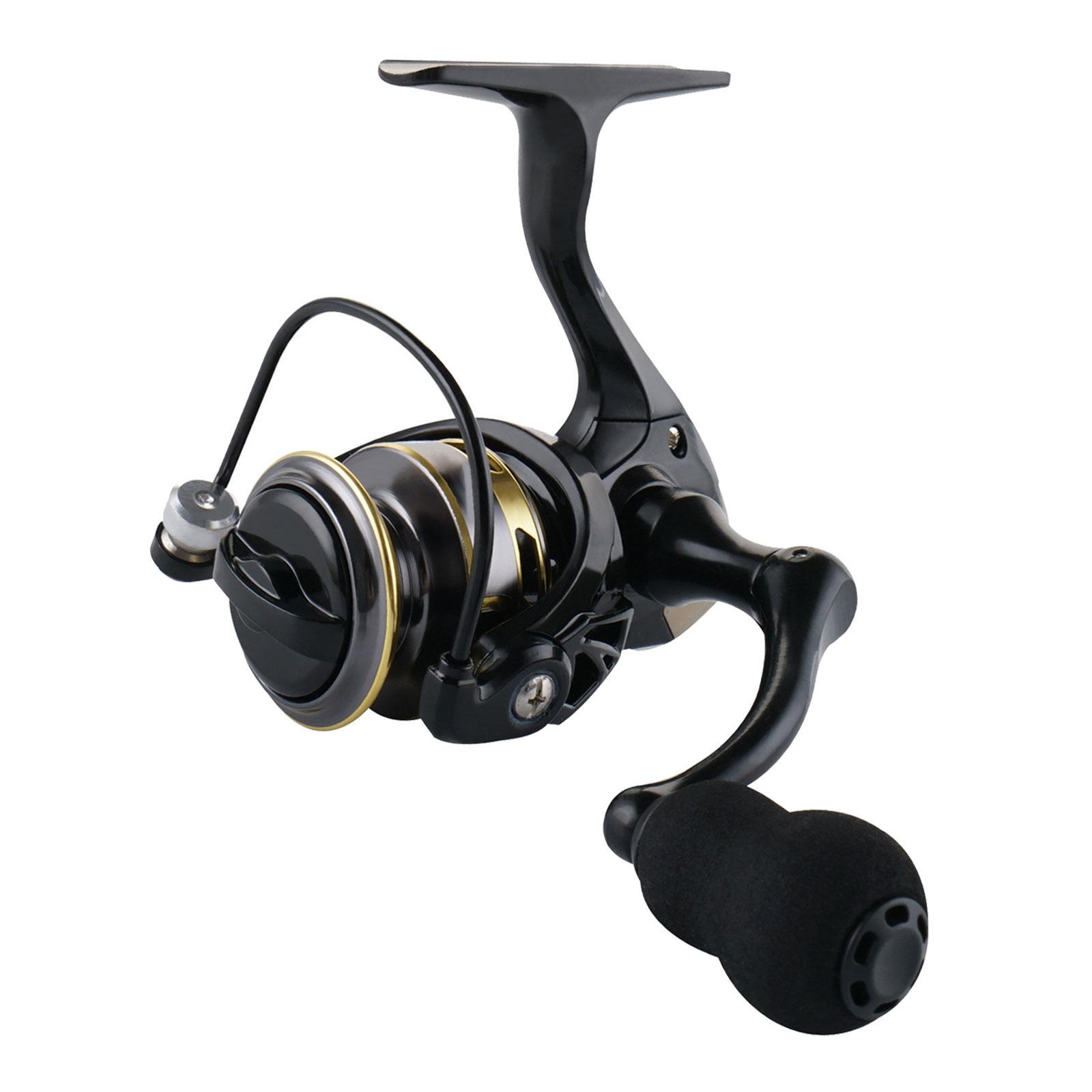 Fishing Reels with Lines 5.2:1 Freshwater Saltwater Mini Hand Reel