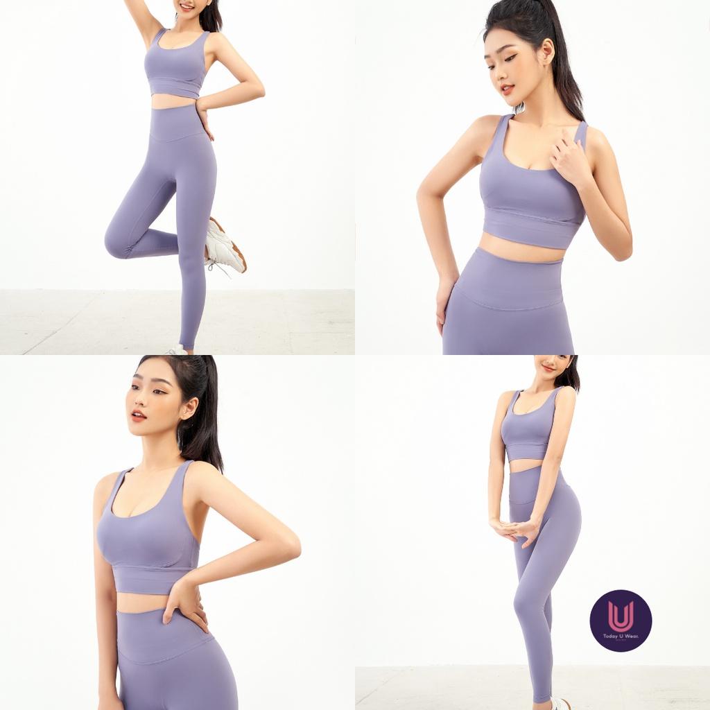 Quần Thể Thao tập Gym Yoga Essential Legging (co giãn 4 chiều, cạp cao, chất liệu cao cấp)