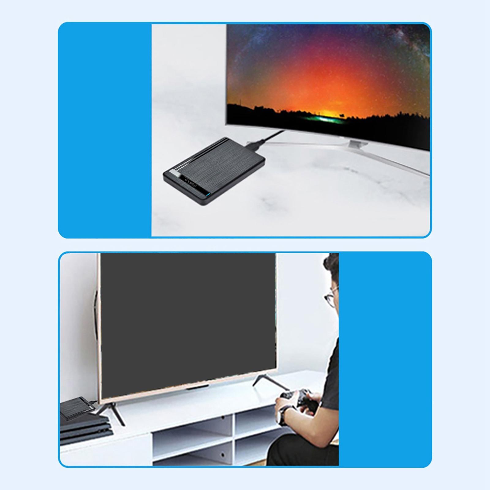 Portable 2.5" Enclosure Support Max 6TB External Disk Case for gaming lovers, students and professionals use.