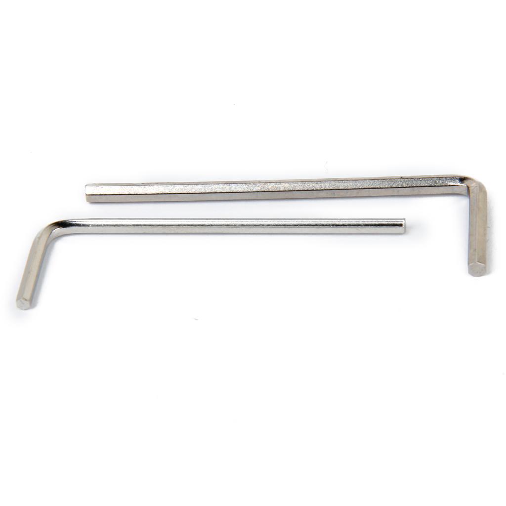 Chrome Plated Bridge Roller Saddles w Rosewood Base for Archtop Jazz Guitar