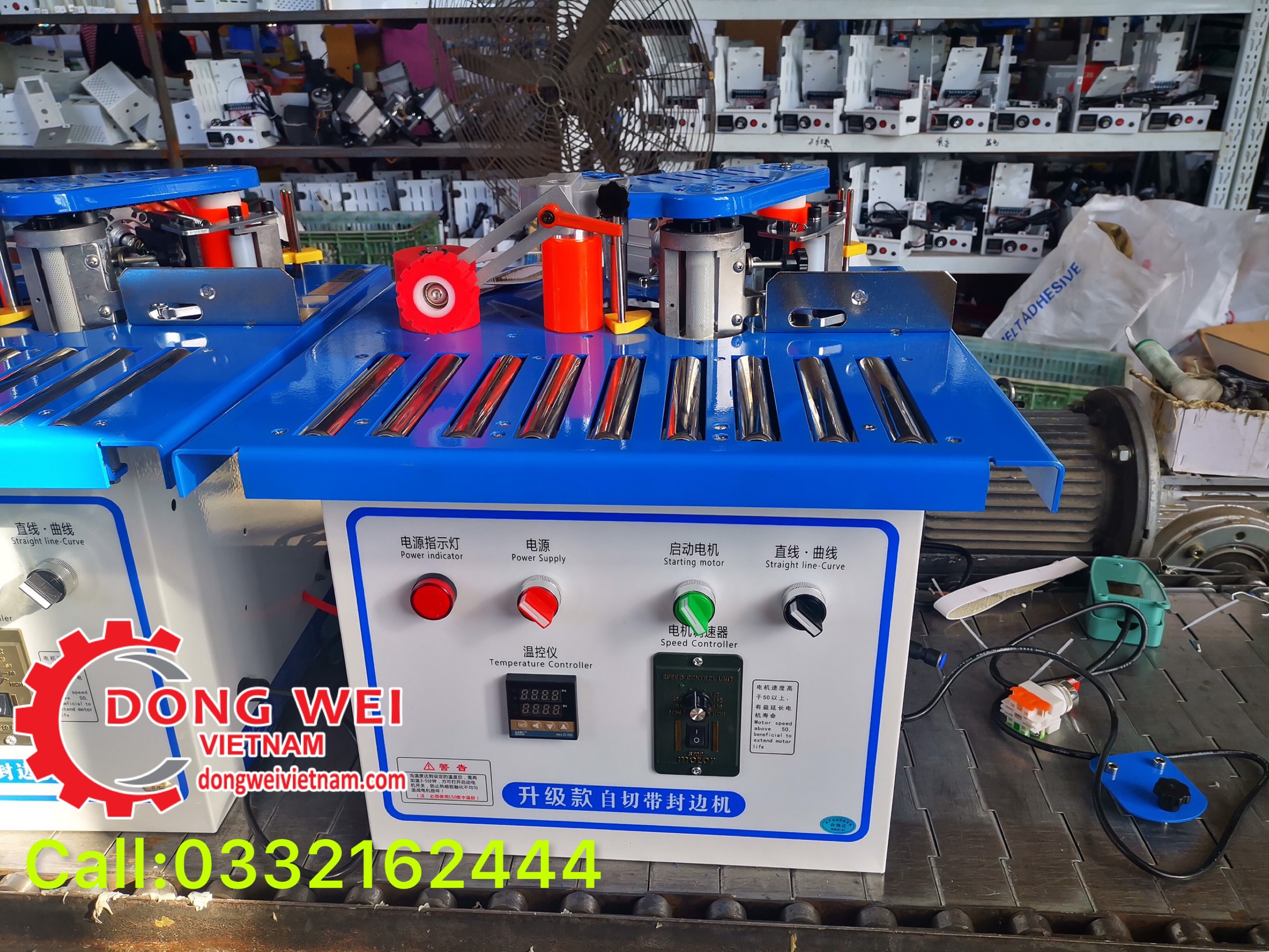 Máy dán cạnh mini st500 tặng kèm dao gọt chỉ và keo