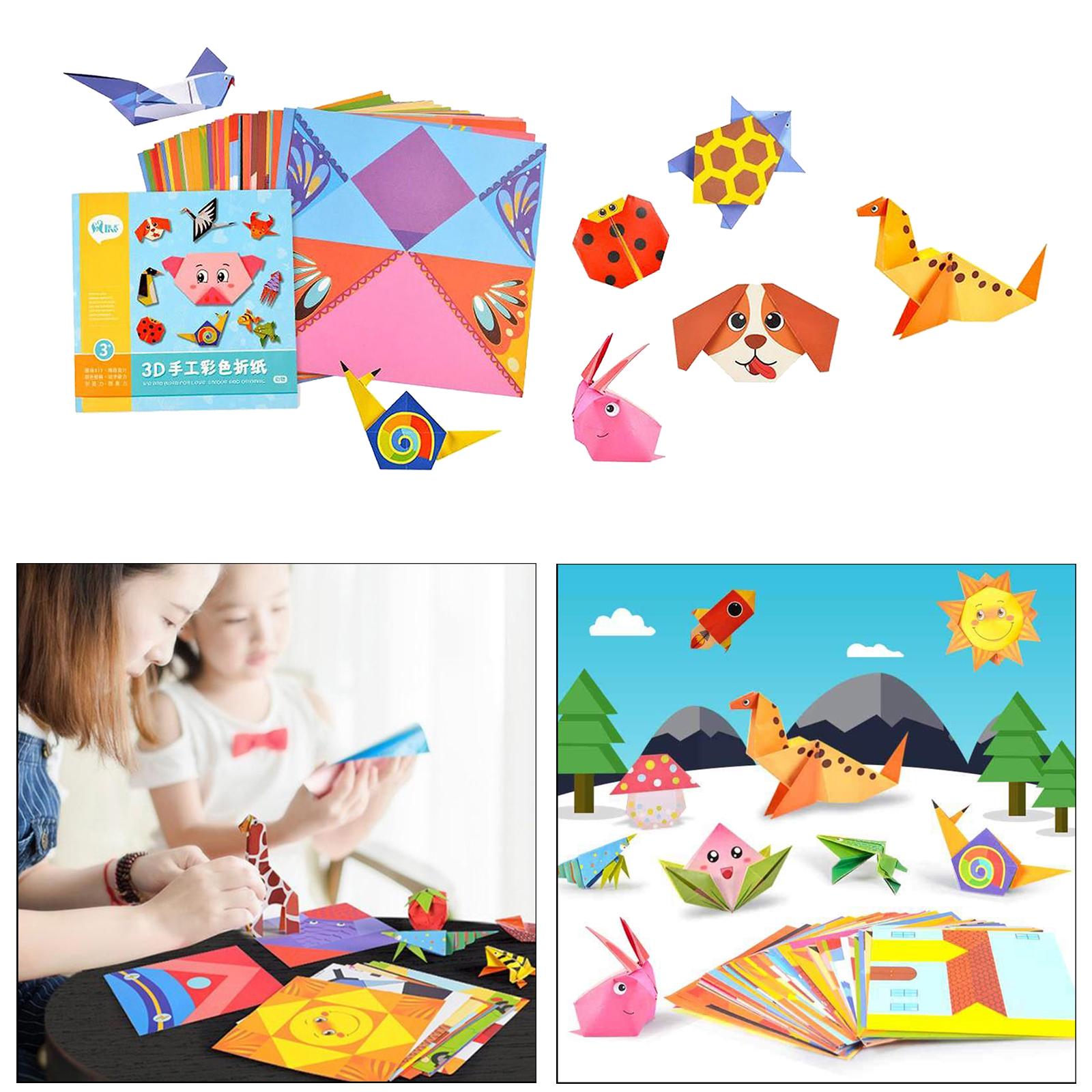 Origami Paper Kids DIY Paper Baby Early Learning Education Toys Gifts Animal