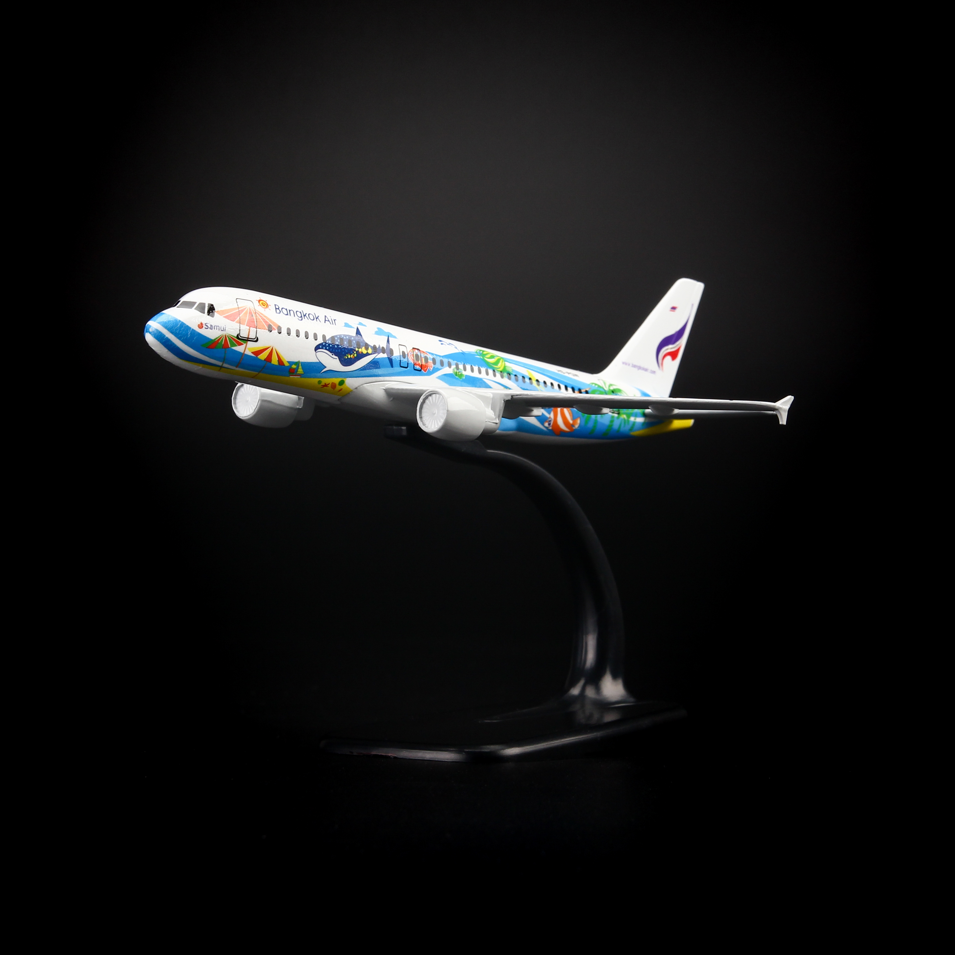 Mô hình máy bay Bangkok Airways A320 16cm MBMHS16