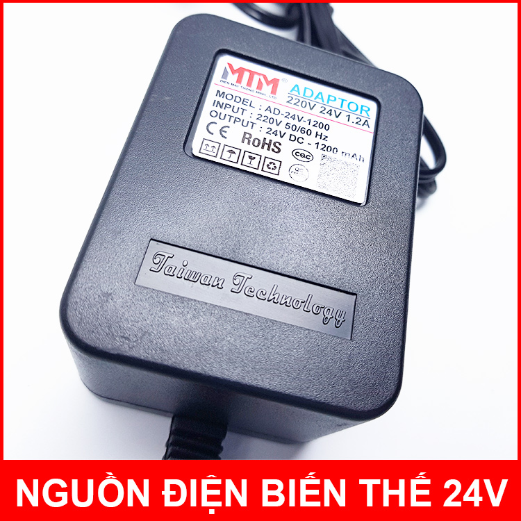 Nguồn điện adaptor biến thế máy phun sương lọc nước RO 220V 24V 1.2A MTM chính hãng