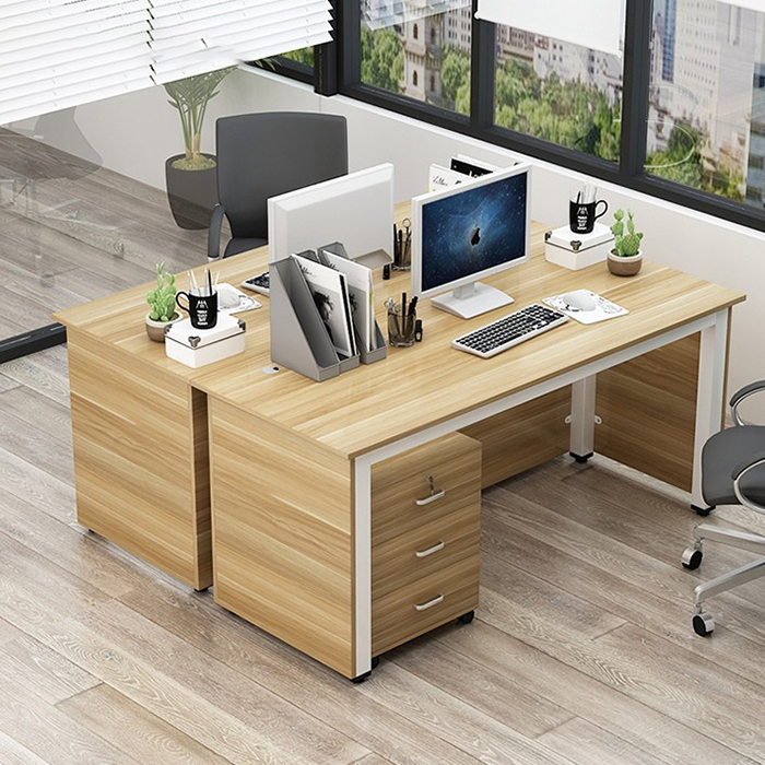 Bàn làm việc X818 120cm kèm tủ (kt 120x60x74cm)