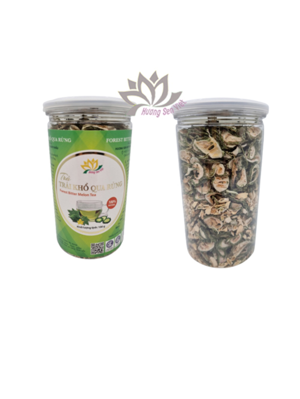 TRÀ TRÁI KHỔ QUA RỪNG HŨ 100G- HƯƠNG SEN VIỆT