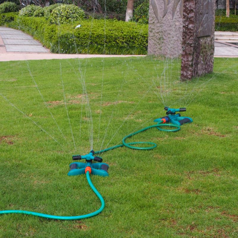 Đầu tưới 3 cánh xoay 360° T3C-CB, Vòi phun 3 cánh 360 độ Chân đế cánh bướm